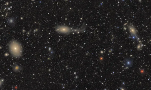 The cosmic treasure chest, depicting millions of stars and galaxies.