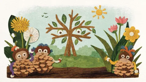 Treekin illustration - credit Keri Green, Trigger Productions