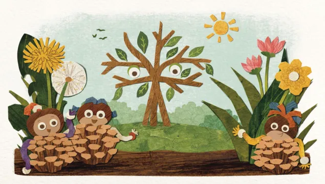 Treekin illustration - credit Keri Green, Trigger Productions