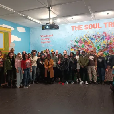 A group photo taken at the opening launch for Nature Rising 