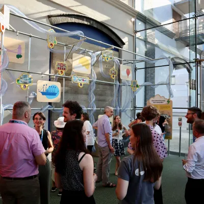 The launch event for the heat network exhibit at We The Curious_credit Bristol City Leap  