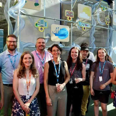 The heat network project team from We The Curious__credit Bristol City Leap  